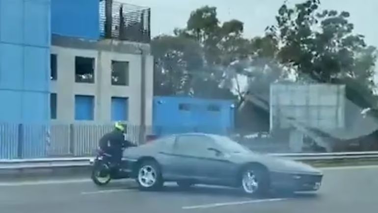 La Justicia todavía no puede determinar quién conducía la Ferrari al momento de las maniobras temerarias.