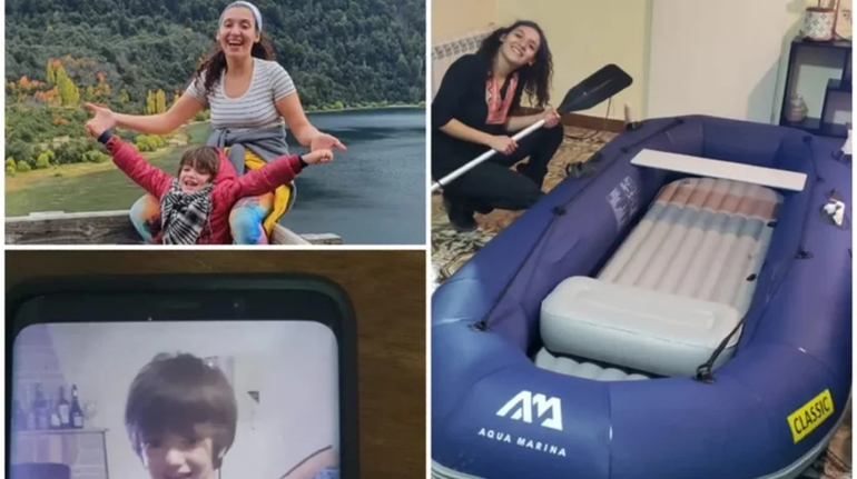 Se metió con un gomón en el lago junto a su hermanito de 4: ella apareció muerta