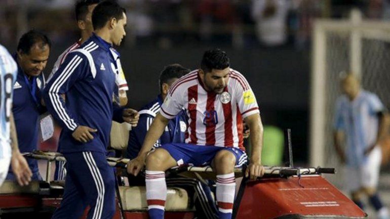 Ortigoza se pierde el partido del domingo ante Olimpo.