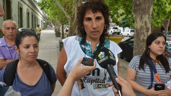 Angélica Lagunas, de ATEN Capital, se puso al frente del reclamo.