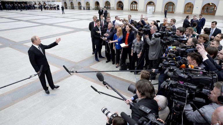 La particular forma de caminar de Vladimir Putin.