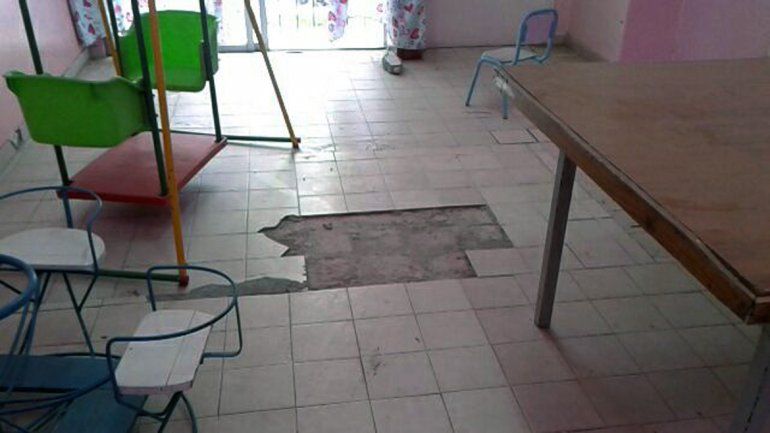 La guardería Pomponcito en mal estado es una de las denunciadas por ATE.