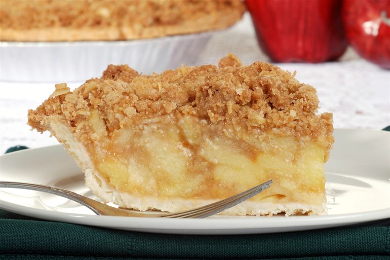 Delicioso crumble de manzana, un postre fácil de hacer. Delicioso crumble de manzana, un postre fácil de hacer.