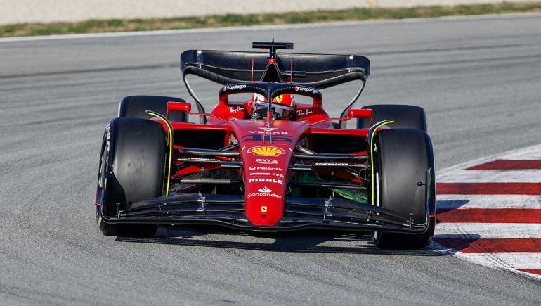 Leclerc dominó el jueves de la Fórmula 1 en Barcelona