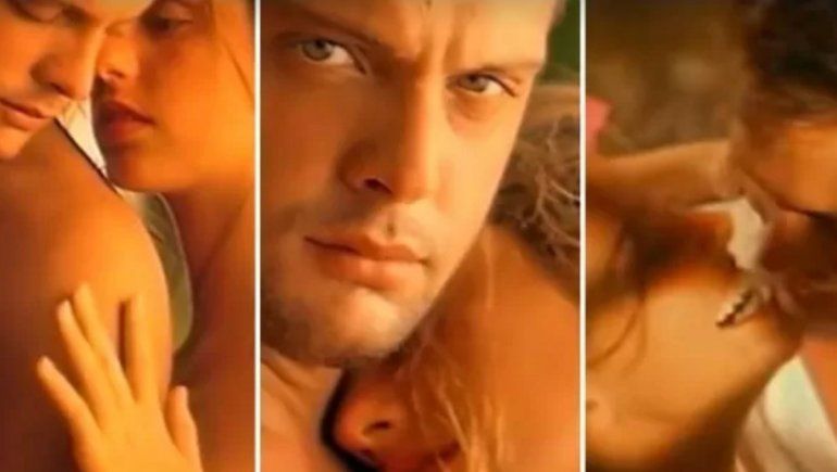 Luis Miguel en el videoclip de Suave