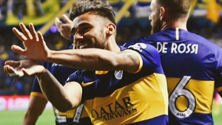 Toto Salvio, extremo de Boca.