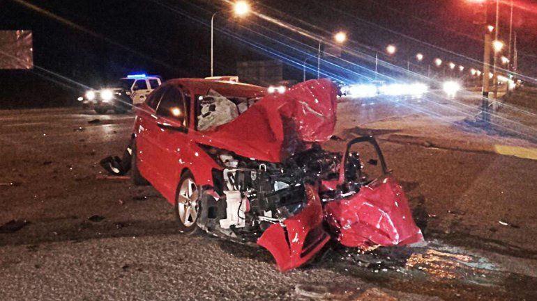 Un herido grave en un accidente sobre la Ruta 22