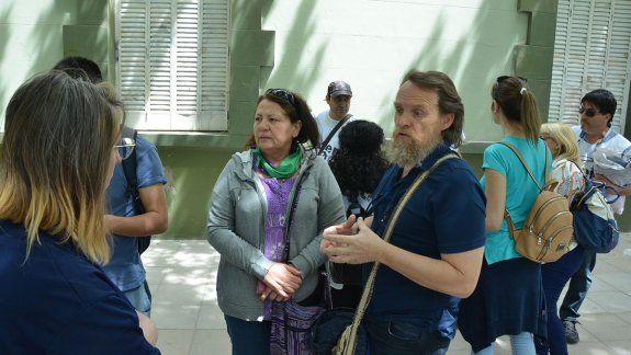 En reclamo del aguinaldo
