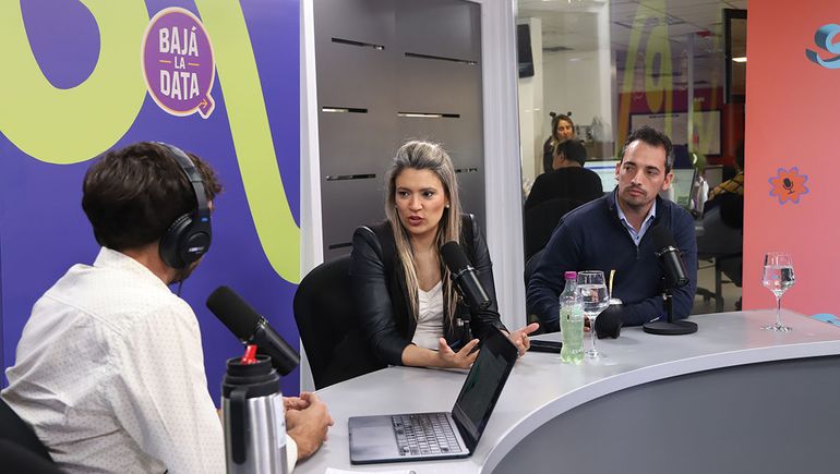 Nadia Márquez y Gastón Riesco pasaron por Bajá la Data de LM Play. Nadia Márquez y Gastón Riesco pasaron por Bajá la Data de LM Play.