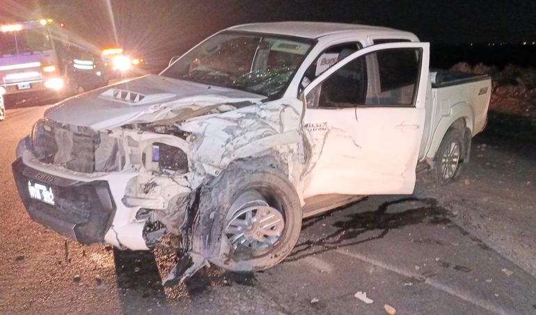 El conductor de la camioneta que protagonizó el choque frontal ya fue dado de alta.