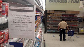 faltante leche supermercados