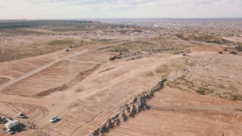 Los terrenos en la Cooperativa 14 de Octubre.