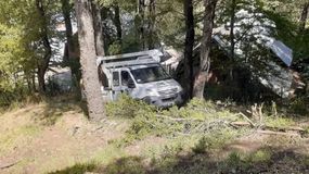 Dos operarios de COTESMA se salvaron de milagro en San Martín