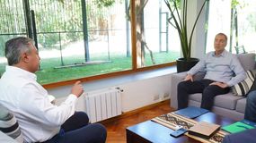 Figueroa recibió a Santilli el pasado sábado en Neuquén | LM Neuquen Figueroa recibió a Santilli el pasado sábado en Neuquén