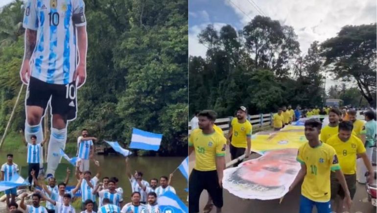 Video: el Argentina-Brasil que se armó en la India