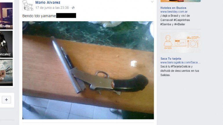 En el muro de Facebook