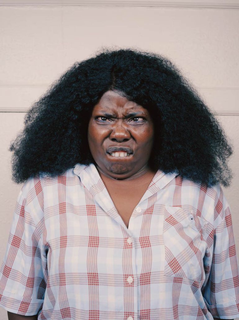 Stéphanie Nguedia, competidora del Campeonato Mundial de Muecas. Stéphanie Nguedia, competidora del Campeonato Mundial de Muecas.