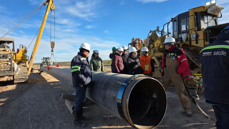 VMOS permitirá transportar el crudo desde la zona de Añelo hasta Punta Colorada. Foto: Gobierno de Río Negro