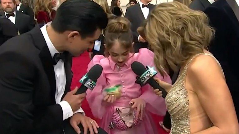 Oscar: una pequeña actriz llevó su propio sandwich
