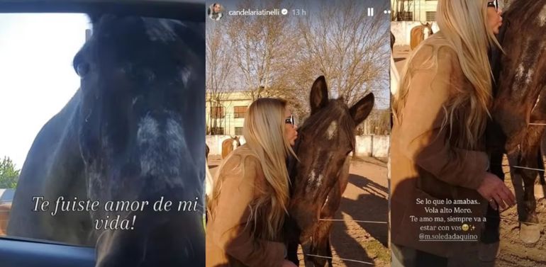 La despedida de Moro, el caballo de Soledad Aquino La despedida de Moro, el caballo de Soledad Aquino