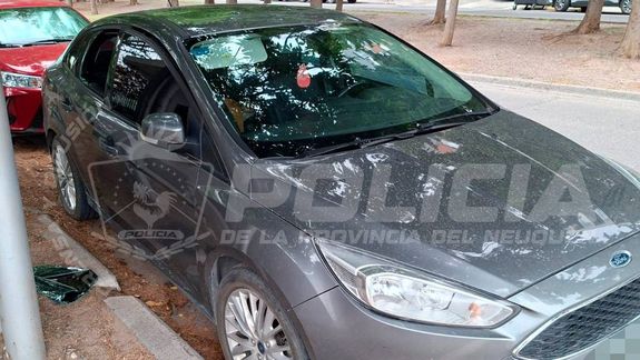 El ladrón que destrozó la ventanilla de un auto estacionado fue apresado tras un inmediato despliegue.