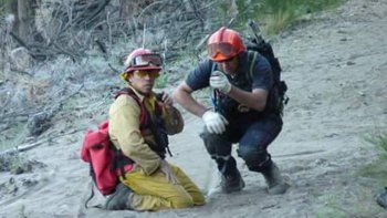 bomberos neuquinos en un congreso internacional sobre manejo de fuego