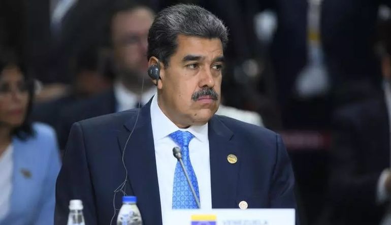 Nicolás Maduro, en la reunión ampliada del grupo BRICS.