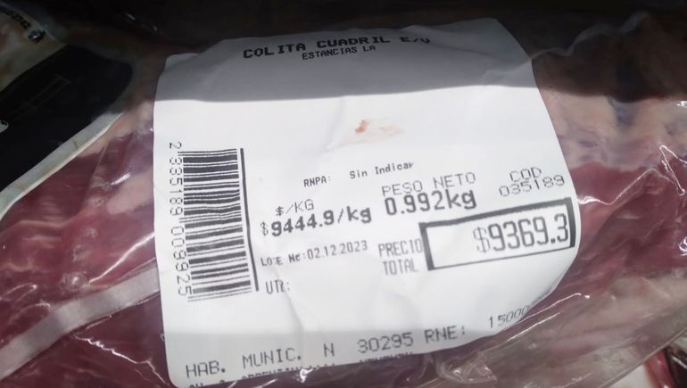 En Neuquén hay cortes de carne que ya rozan los $10.000 el kilo