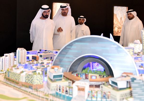 Una ciudad inteligente con el clima controlado