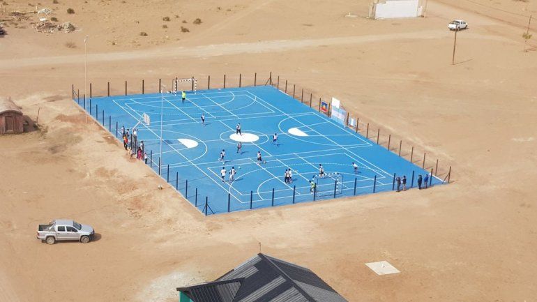 Ramón Castro ya disfruta de un playón deportivo