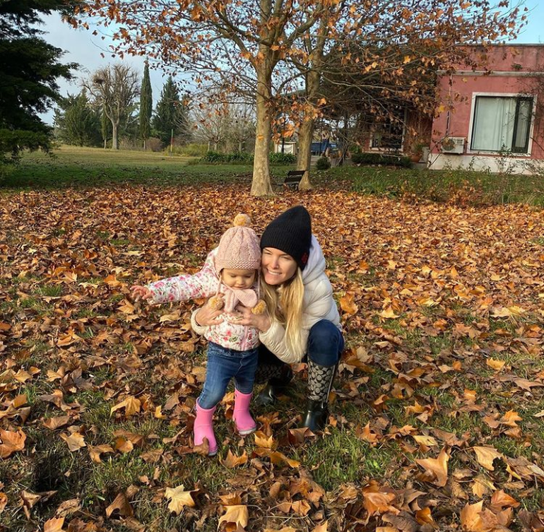 La modelo le puso California a su hija porque esa es ciudad favorita en el mundo fuera de Argentina, dijo en un posteo de Instagram.