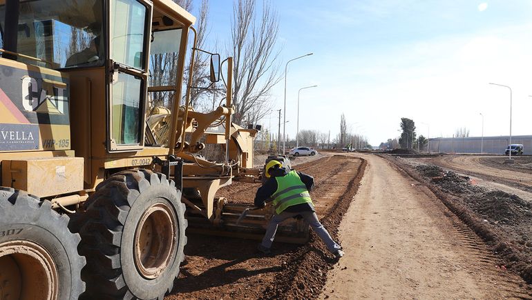 La Ruta 7 se encuentra bajo una importante obra de ensanchamiento.