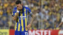 Ángel Di María no pudo convertir por Copa Libertadores. Ángel Di María no pudo convertir por Copa Libertadores.