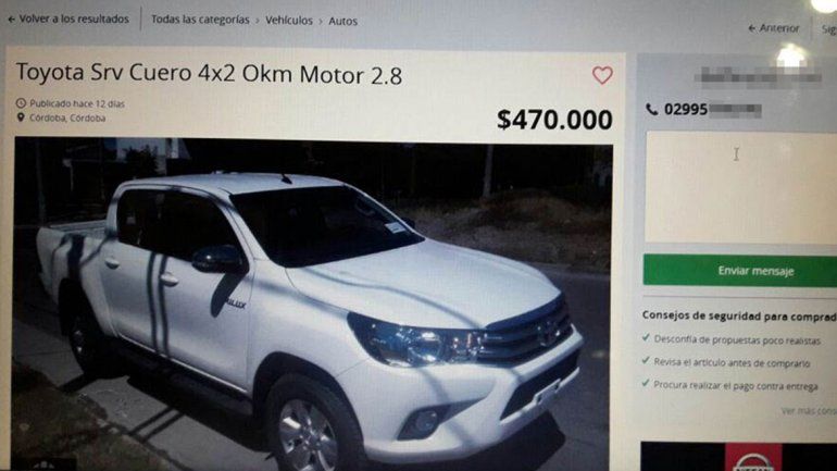 Gitanos lo estafaron en $84 mil en la venta de una Hilux