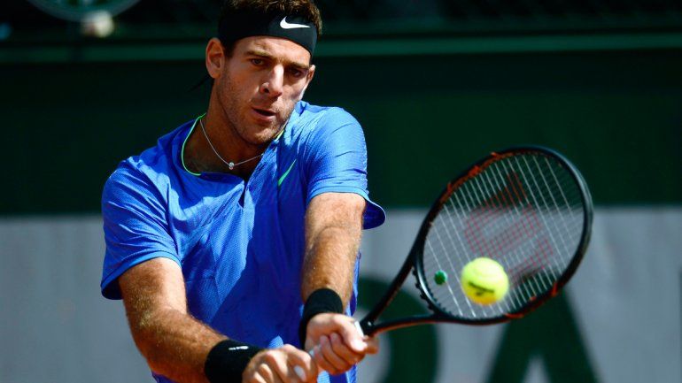 Juan Martín del Potro venció a Guido Pella en la primera ronda de Roland Garros