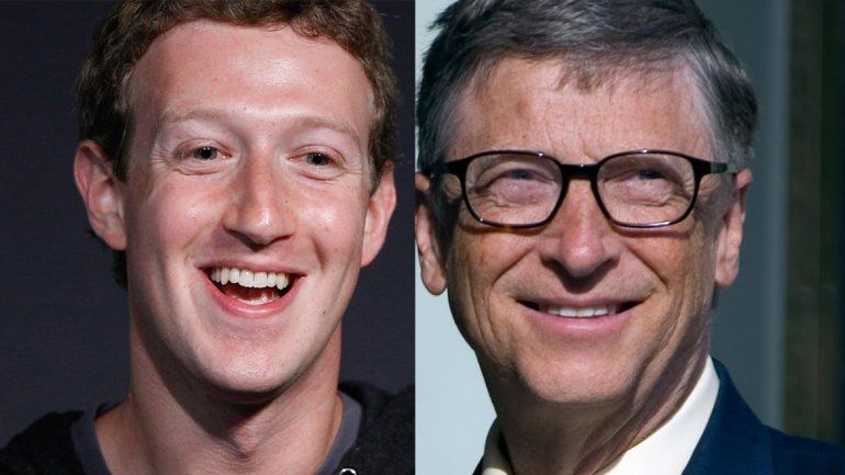 Mark Zuckerberg y Bill Gates siguen firmes entre los más millonarios.