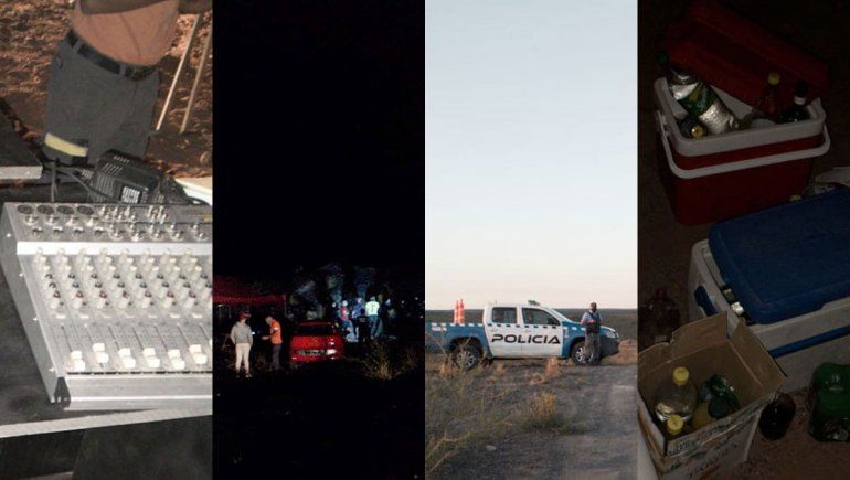 Rincón: la policía canceló tres fiestas clandestinas