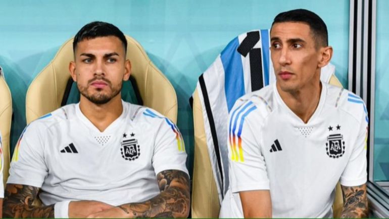 Leandro Paredes y Ángel Di María Leandro Paredes y Ángel Di María