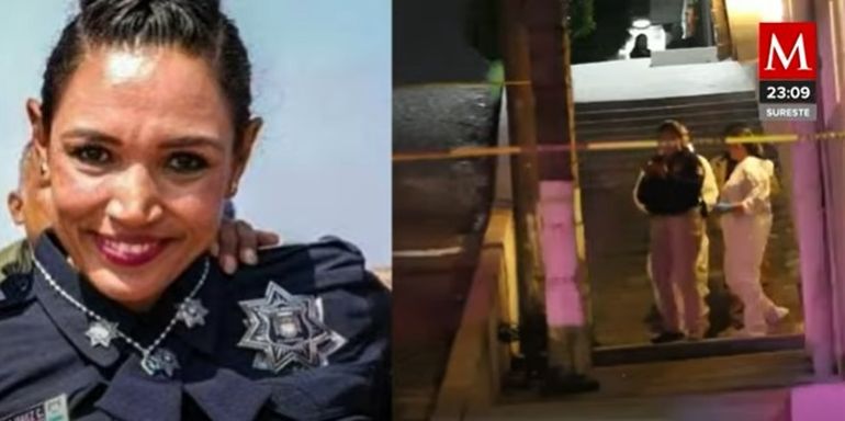 La mujer policía asesinada por los narcotraficantes en México. La mujer policía asesinada por los narcotraficantes en México.