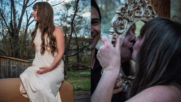 Facebook: mujer se cansó de esperar y se casó con ella misma