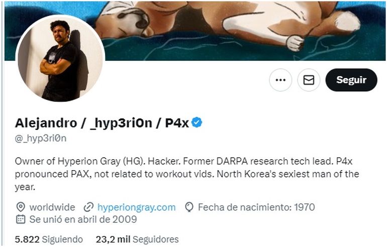 Alejandro Cáceres tiene más de 23.000 seguidores en Twitter. Alejandro Cáceres tiene más de 23.000 seguidores en Twitter.