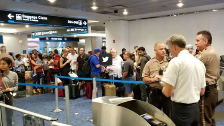 Un policía disparó a un hombre armado en el aeropuerto de Miami
