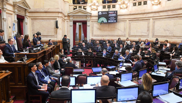 Los senadores rechazaron el veto de Milei a la ley de los ATN