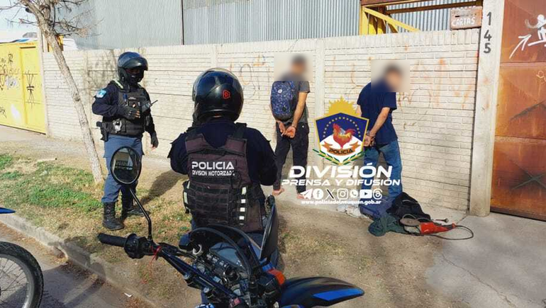 El comerciante logró dar aviso a tiempo a la Policía. El comerciante logró dar aviso a tiempo a la Policía.