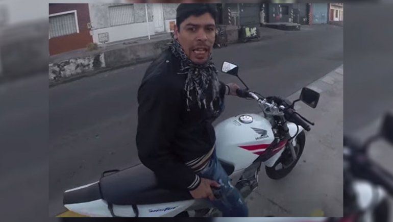 Detuvieron al motochorro más famoso de Argentina por golpear a su pareja