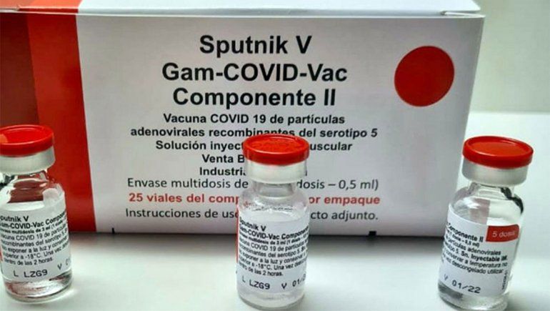 Llegaron casi 8 mil Sputnik V para completar esquemas