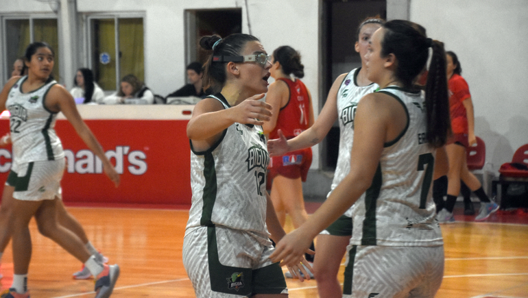 Federal femenino de básquet. Biguá logró otra victoria que lo mantiene en lo más alto. Foto: archivo Omar Novoa 