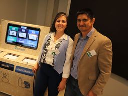 del aula a la industria: dos neuquinos crearon un cesto inteligente que optimiza la gestion de residuos