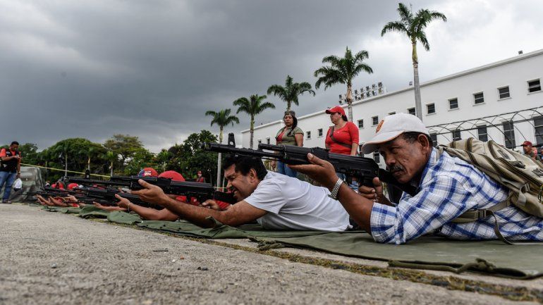 Ayer comenzaron las prácticas militares venezolanas