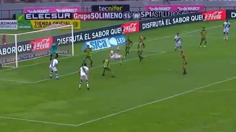 Mirá la espectacular chilena de Galoppo, en el golazo de la fecha hasta aquí